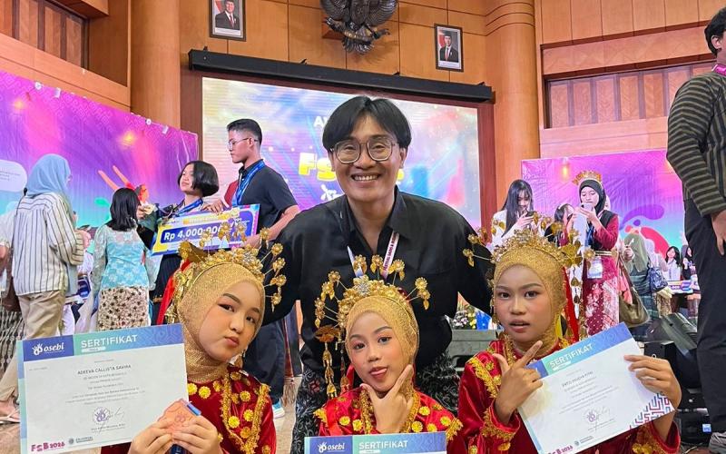Tiga Siswi SDN 69 Kota Bengkulu Sabet Medali Perunggu