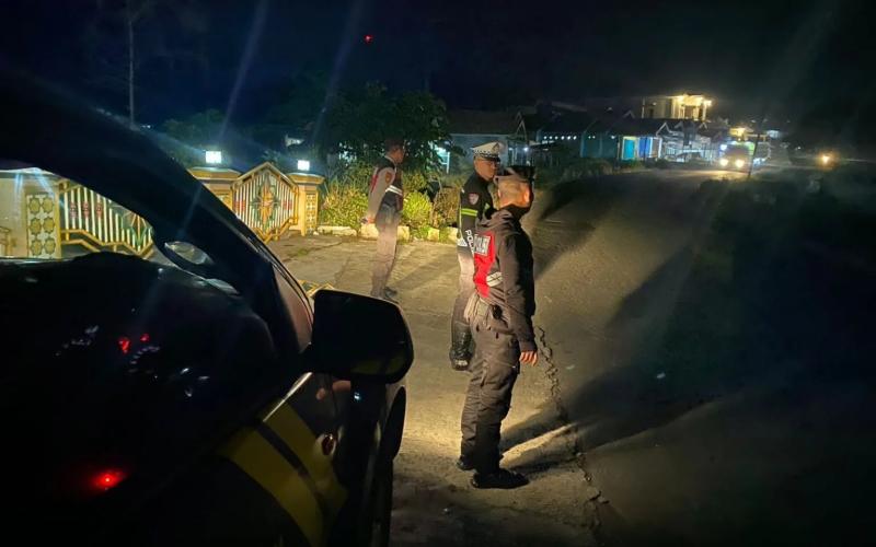 Sat Samapta Polres Rejang Lebong Gelar Patroli Dini Hari Antisipasi Premanisme dan Kejahatan Jalanan