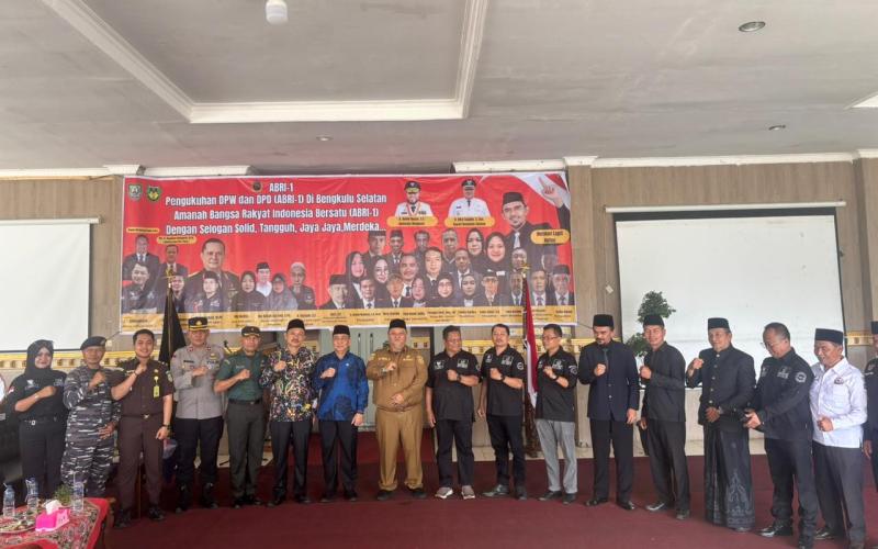 Wakapolres Bengkulu Selatan Hadiri Pelantikan Pengurus DPW dan DPD ABRI 1 