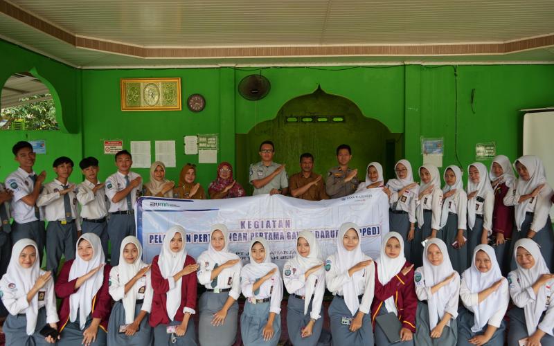 Jasa Raharja Bengkulu Gelar Pelatihan PPGD bagi Siswa SMA Negeri 10 Kota Bengkulu
