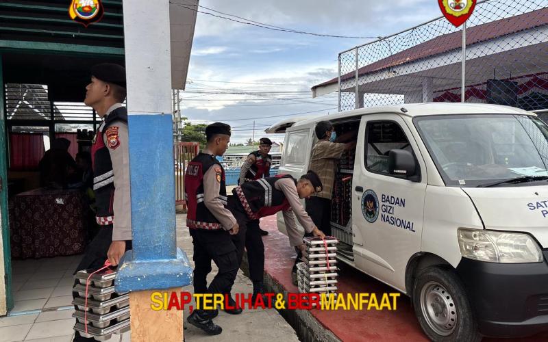Ditsamapta Polda Bengkulu Gelar Patroli Dialogis dan Pengawalan Pendistribusian MBG ke Sekolah-sekolah