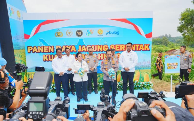 Kapolri Tegaskan Kontribusi Polri dalam Swasembada Pangan, Produksi Jagung Capai 3,5 Juta Ton di 2025