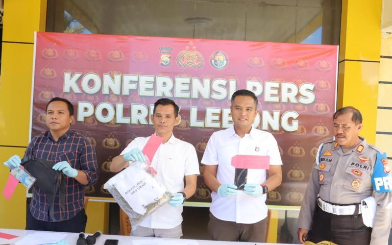  Polres Lebong Ungkap Kasus Penyalahgunaan Sabu di Lebong Utara