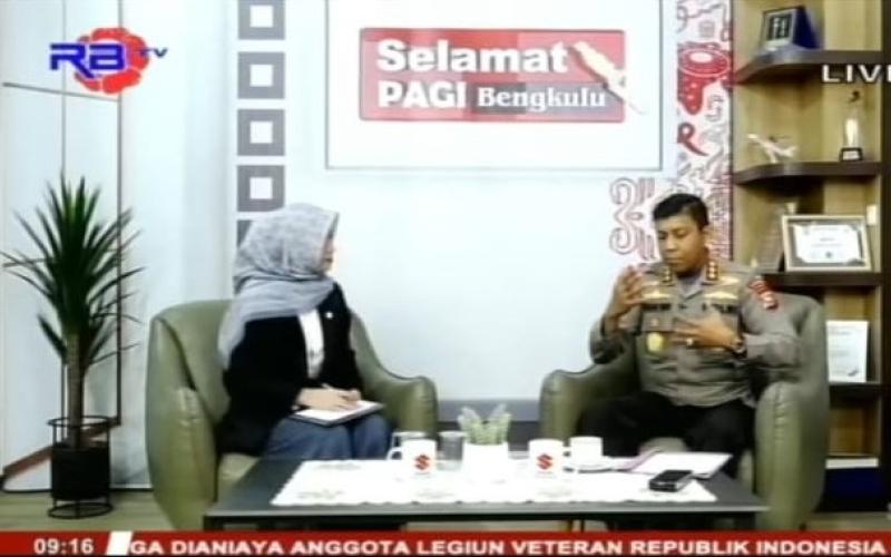 Live Dialog di RBTV, ​Kombes Pol Ichsan Nur Tegaskan Seluruh Personel Polda Bengkulu Adalah Humas Polri