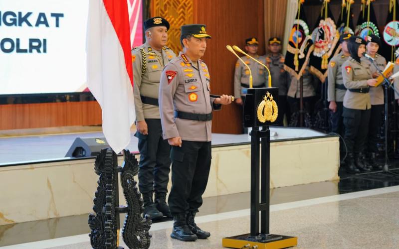 Upacara Kenaikan Pangkat Serentak, 42 Pati dan Ribuan Personel Naik Pangkat