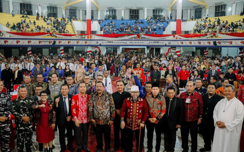 Perayaan Natal Oikumene, Kakanwil Kemenag: Momentum Perkuat Harmoni dan Moderasi