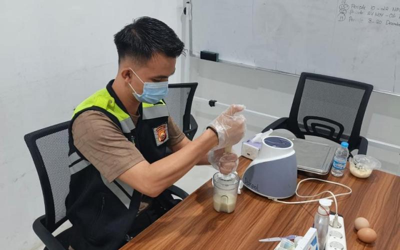 FS Biddokkes Polda Bengkulu Pastikan Keamanan Pangan Di Dapur MBG SPPG Kandang Mas