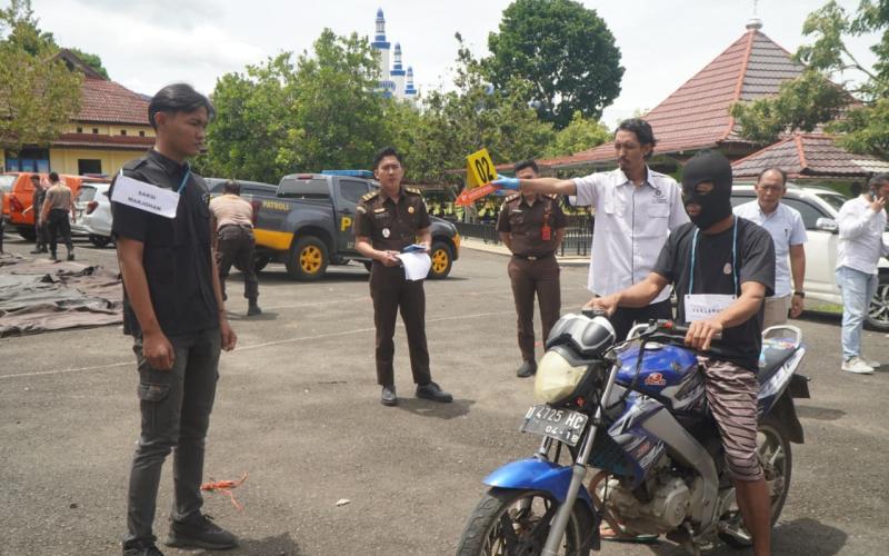 Polres Lebong Gelar Rekonstruksi Kasus Dugaan Kekerasan terhadap Anak hingga Meninggal Dunia