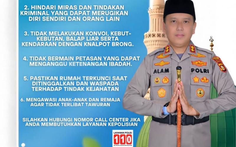 Kapolres Kaur Imbau Masyarakat Jaga Kamtibmas Selama Bulan Suci Ramadan