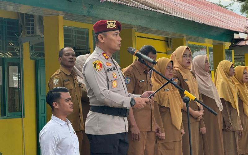 Hadir sebagai Pembina, PJU Polda Bengkulu Motivasi Pelajar Jadi Generasi Berprestasi