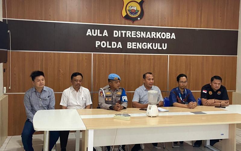 Polda Bengkulu Musnahkan Sabu 3,99 Gram Hasil Ungkapan Kasus Narkoba di Mukomuko