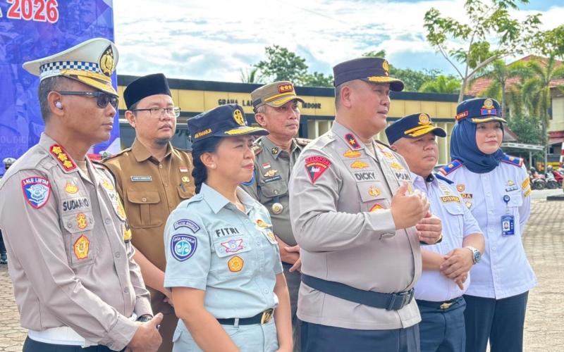 Perkuat Sinergi Lintas Sektor, Jasa Raharja Bengkulu Hadiri Apel Gelar Pasukan Operasi Keselamatan Nala 2026