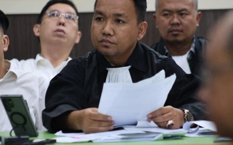 Sidang lanjutan perkara dugaan korupsi pertambangan PT Ratu Samban Mining (RSM) di Pengadilan Negeri Bengkulu