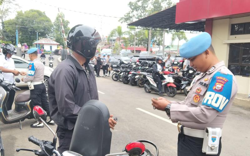 Dukung Operasi Keselamatan, Bidpropam Polda Bengkulu Gelar Ops Gaktibplin Internal