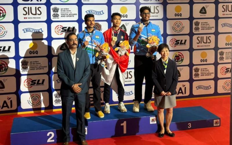Prestasi Gemilang Anggota Brimob Polri: Briptu Muhamad Fawwaz Aditia Farrel Raih Medali Emas Dan Pecahkan Rekor Dunia Di Ajang Asian Rifle/Pistol Championship 2026 India