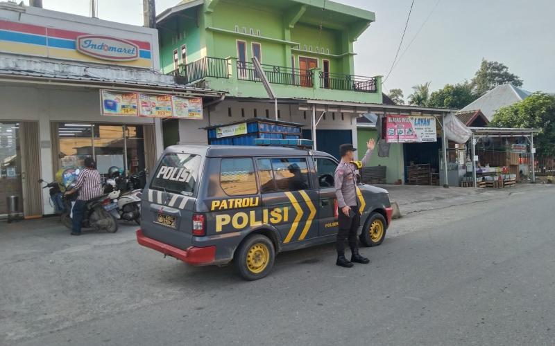 Personel Polsek Seginim Laksanakan Commander Wish, Wujudkan Lalu Lintas Aman dan Tertib