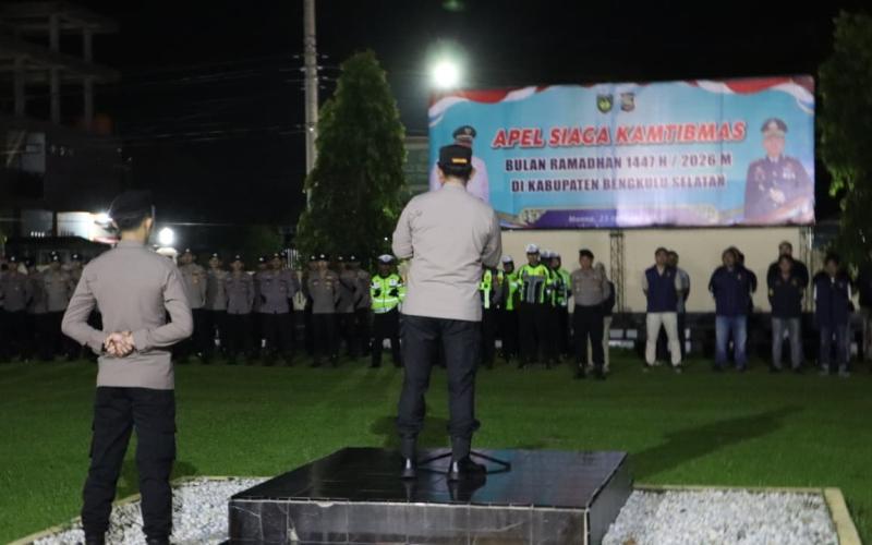 Polres Bengkulu Selatan Laksanakan Patroli Gabungan, Jaga Situasi Kamtibmas Selama Ramadan