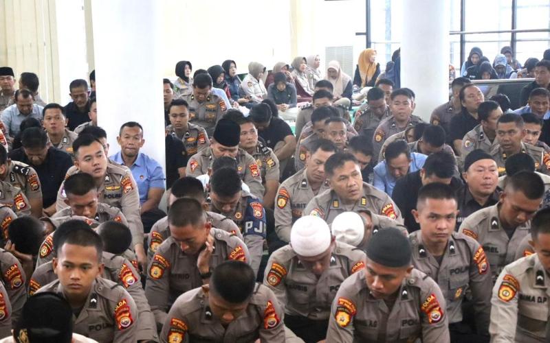 Perkuat Mental dan Spiritualitas, Polda Bengkulu Gelar Binrohtal Rutin
