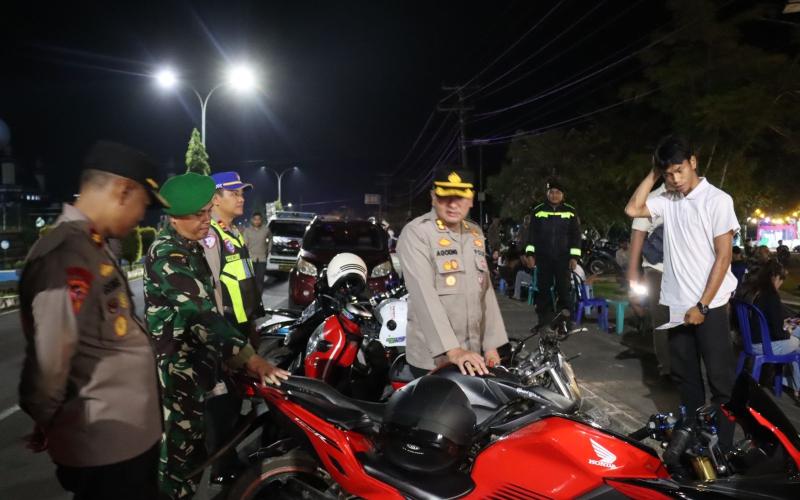 Polres Lebong Gelar Patroli Gabungan Antisipasi Gangguan Kamtibmas Selama Ramadan 1447 H