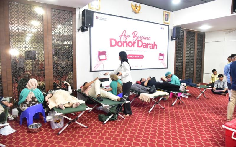 Bentuk Kepedulian Sosial kepada Masyarakat, KAI Services Gelar Kegiatan Donor Darah