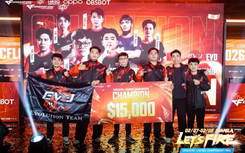 Evolution Team (EVO) Raih Gelar Juara Perdana CrossFire: Legends Championship Asia Tenggara