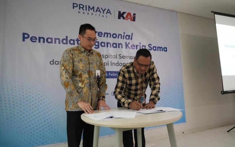 KAI Daop 4 Semarang Perkuat Layanan Kesehatan Pegawai melalui Kolaborasi dengan Primaya Hospital
