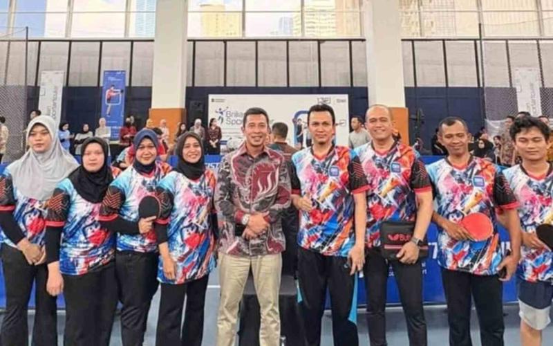 Kompak dan Bersemangat, Tim Tenis BRI Region 6/Jakarta 1 Cerminkan Work Life Balance BRILiaN