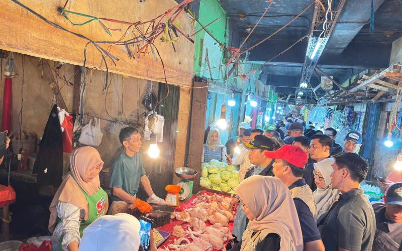 Satgas Pangan Polda Bengkulu Sidak Pasar Jelang Ramadhan dan Idul Fitri 1447 H