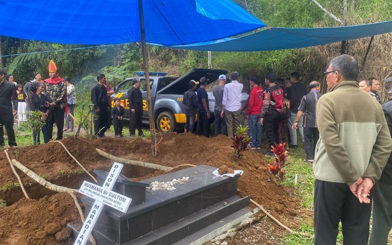 Satuan Samapta Polres Rejang Lebong Gerak Cepat Layani Masyarakat dengan Pengawalan Pemakaman