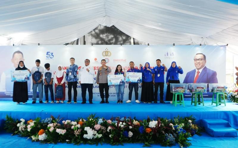 Hadiri HUT KSPSI ke-53, Kapolri Tegaskan Dukung Perjuangan Buruh 