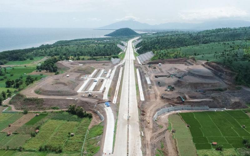 Suplai Beton WSBP untuk Jalan Tol Probolinggo–Banyuwangi Paket 3 Mendekati Rampung, Jelang Mudik Lebaran 2026