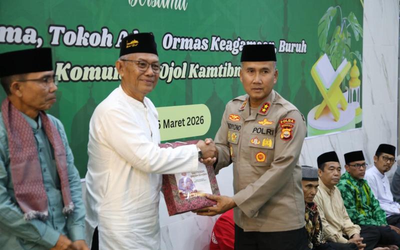 Kapolda Bengkulu Buka Puasa Bersama Tokoh Agama, Tokoh Adat, Ormas Keagamaan, Buruh dan Komunitas Ojol Kamtibmas Bengkulu