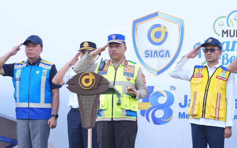 Kakorlantas Hadiri Apel Terpadu Jasa Marga Siaga, Kolaborasi dan Sinergitas Kunci Keberhasilan