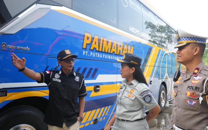 Pastikan Kelaikan Armada Jelang Mudik, Jasa Raharja Bengkulu Ikuti Rampcheck di Terminal Air Sebakul