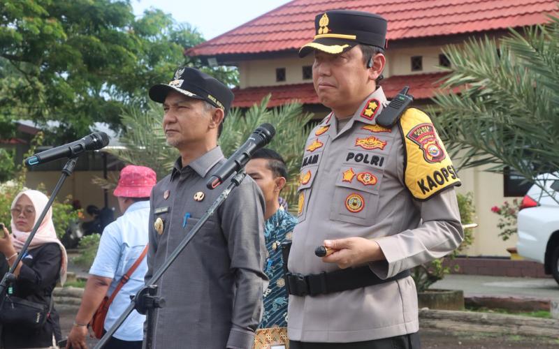 Polres Kaur Gelar Apel Pasukan Ops Ketupat Nala 2026, Siap Amankan Idul Fitri 1447 H