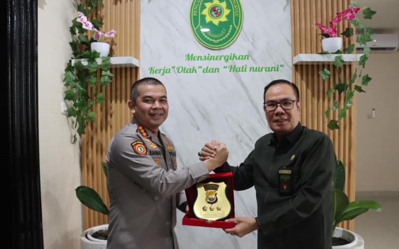 Kapolresta Bengkulu Kunjungi Pengadilan Negeri, Pererat Silaturahmi Antar Lembaga