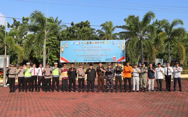 Polres Mukomuko Gelar Apel Pasukan Kesiapan Operasi Ketupat 2026