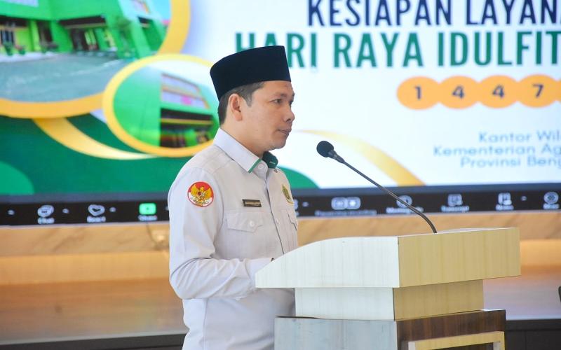 Kakanwil Kemenag Provinsi Bengkulu, Dr. H. Saefudin, S.Ag., M.Si.,