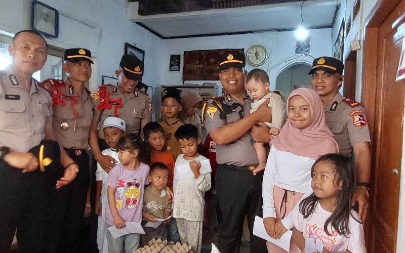 Siswa SIP Angkatan 55 Pengiriman Polda Bengkulu Gelar Bakti Sosial di Panti Asuhan Umi Audah Sukabumi
