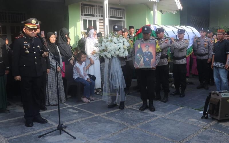 Wakapolsek Taba Penanjung Wafat Saat Bertugas di Pos Operasi Ketupat, Polda Bengkulu Sampaikan Belasungkawa 