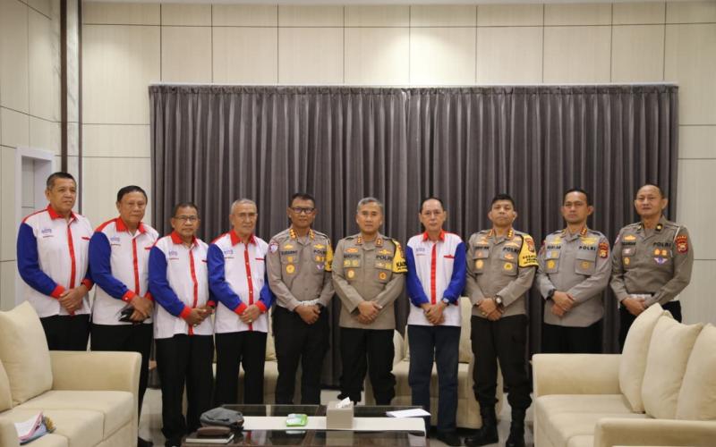 Kapolda Bengkulu Terima Kunjungan Silaturahmi PBVSI Provinsi Bengkulu