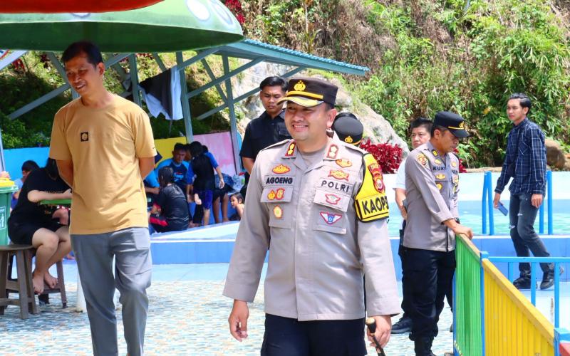 Polres Lebong Cek Objek Wisata, Pastikan Aman dan Kondusif Saat Libur Lebaran