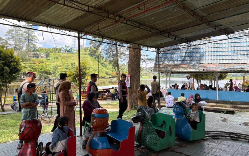 Polres Rejang Lebong Laksanakan Penebalan Pengamanan Objek Wisata Danau Mas Harun Bastari