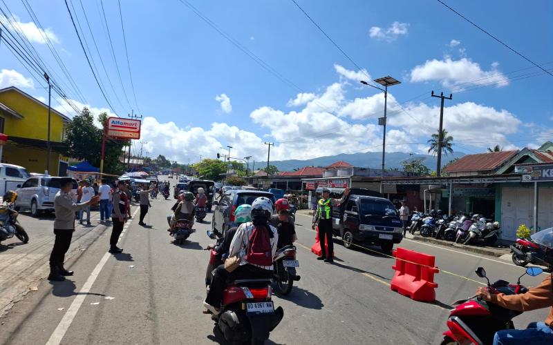 Polres Rejang Lebong Laksanakan Penebalan Pengamanan di Tebing Suban, Situasi Aman dan Kondusif