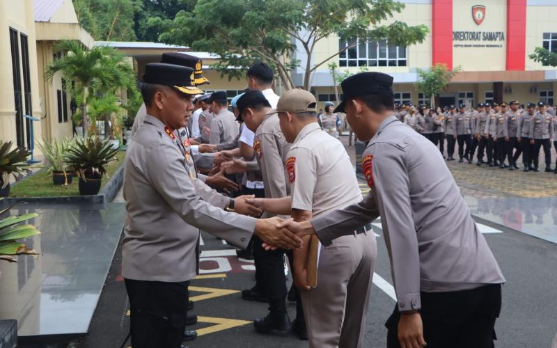 Halal Bihalal Polda Bengkulu, Kapolda Tekankan Soliditas dan Integritas Personel