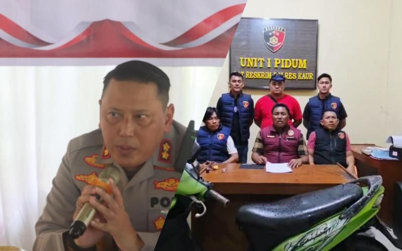 Polres Kaur Ungkap Kasus Curanmor, Kapolres Tegaskan Komitmen Berantas Kejahatan
