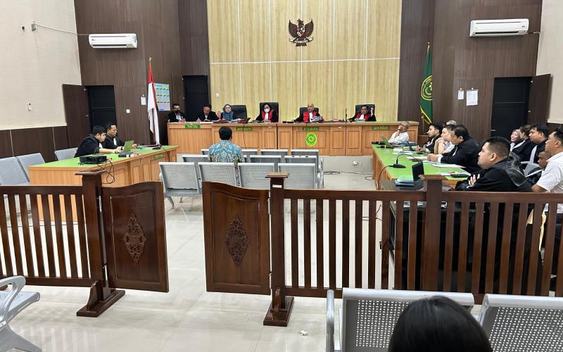 Sidang lanjutan perkara dugaan korupsi sektor pertambangan batu bara PT Ratu Samban Mining (RSM) 