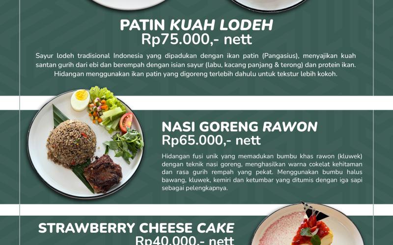 Serunai Resto Hadirkan “Flavors of the Month April”  di Hotel Santika Bengkulu