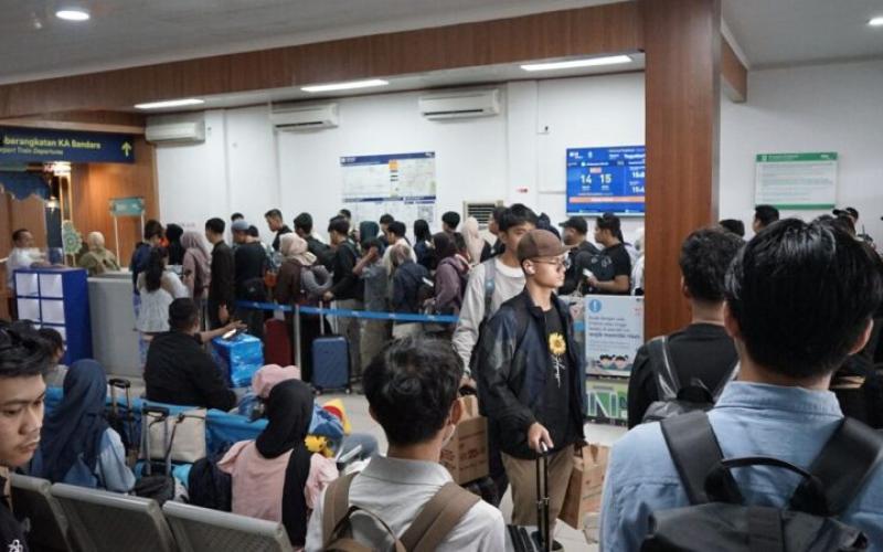 KAI Bandara Catat Peningkatan Penumpang pada Angkutan Lebaran 2026