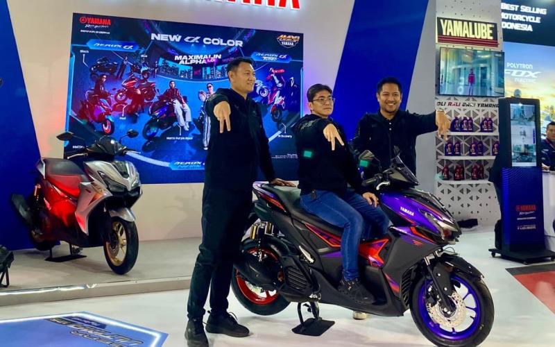 Meluncur di IIMS 2026, AEROX ALPHA Pamerkan Warna &amp; Grafis Anyar yang Anti-Mainstream